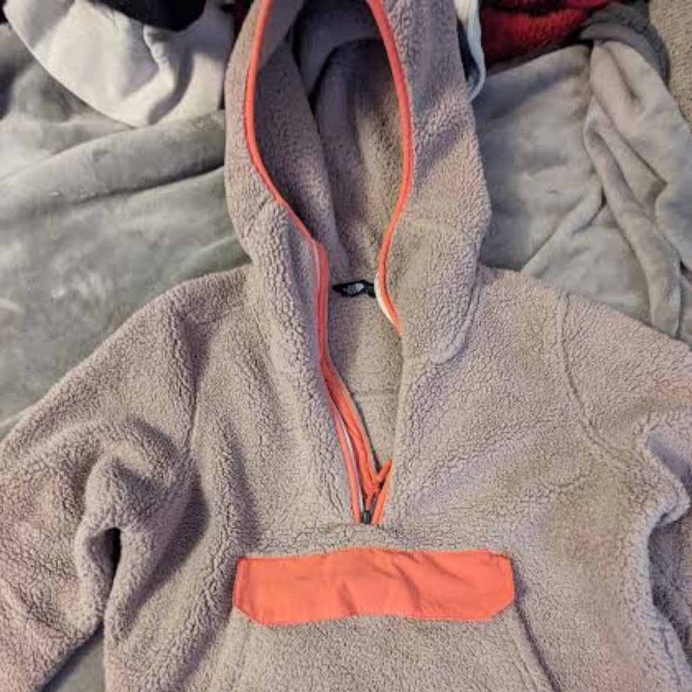North Face sweatshirt